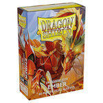 Dragon Shield - 60 Japanese Size Dual Sleeves - Ember Matte