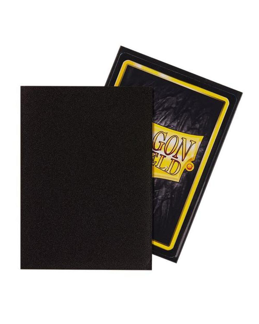 Dragon Shield - 60 Japanese Size Dual Sleeves - Matte Black