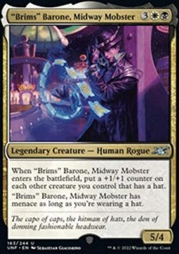 "Brims" Barone, Midway Mobster - Unfinity (Uncommon) [UNF-163]