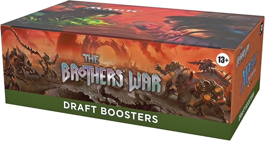Magic The Gathering – The Brothers’ War – Draft Booster Display (Englisch) – Differenzbesteuert gemäß § 25a UStG