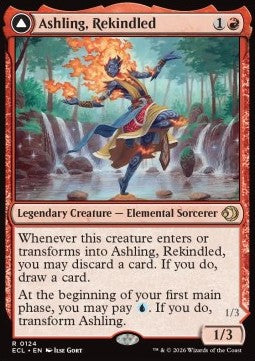 Ashling, Rekindled // Ashling, Rimebound - Lorwyn Eclipsed (Rare) [ECL-124]