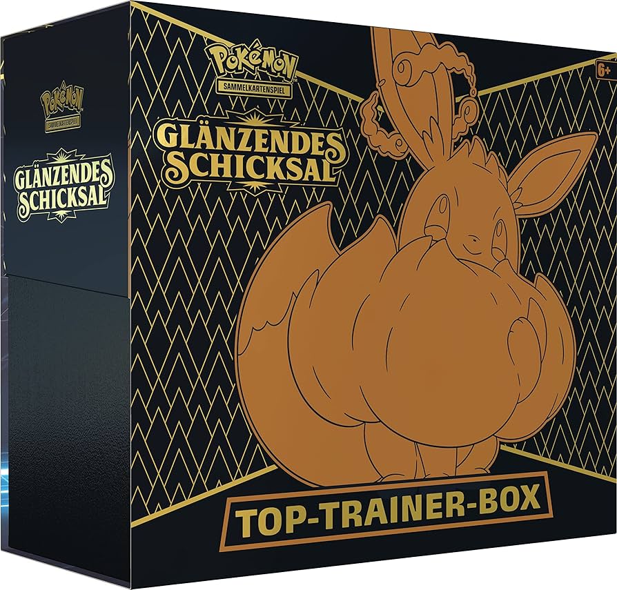Pokemon Glänzendes Schicksal SWSH 4.5 Top Trainer Box (deutsch)