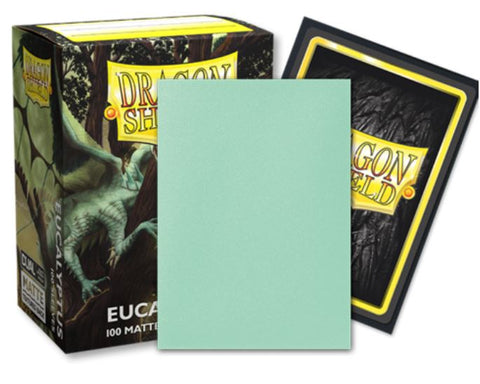 Dragon Shield - 100 Standard Size Card Sleeves - Eucalyptus Matte