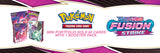 Pokemon – Sword & Shield Fusion Strike Booster + Mini Portfolio (englisch)
