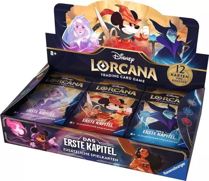 Disney Lorcana Sammelkartenspiel – The First Chapter Display (24 Booster, deutsch)
