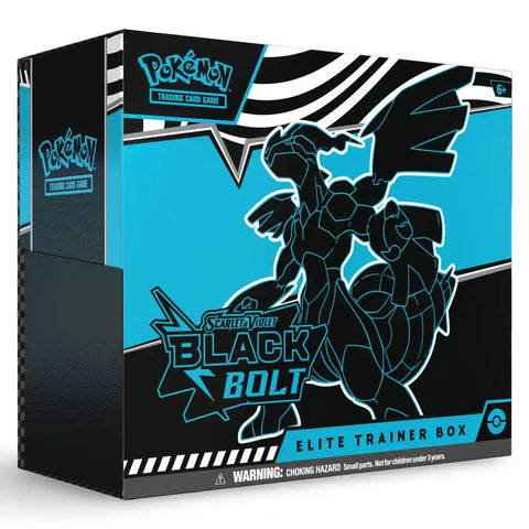 Pokemon – Scarlet & Violet: SV10.5 Elite-Trainer-Box Black Bolt (Englisch)