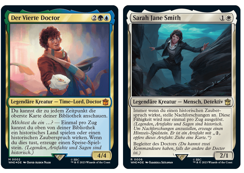 Magic the Gathering – Doctor Who Lehren der Vergangenheit Commander Deck (Deutsch)