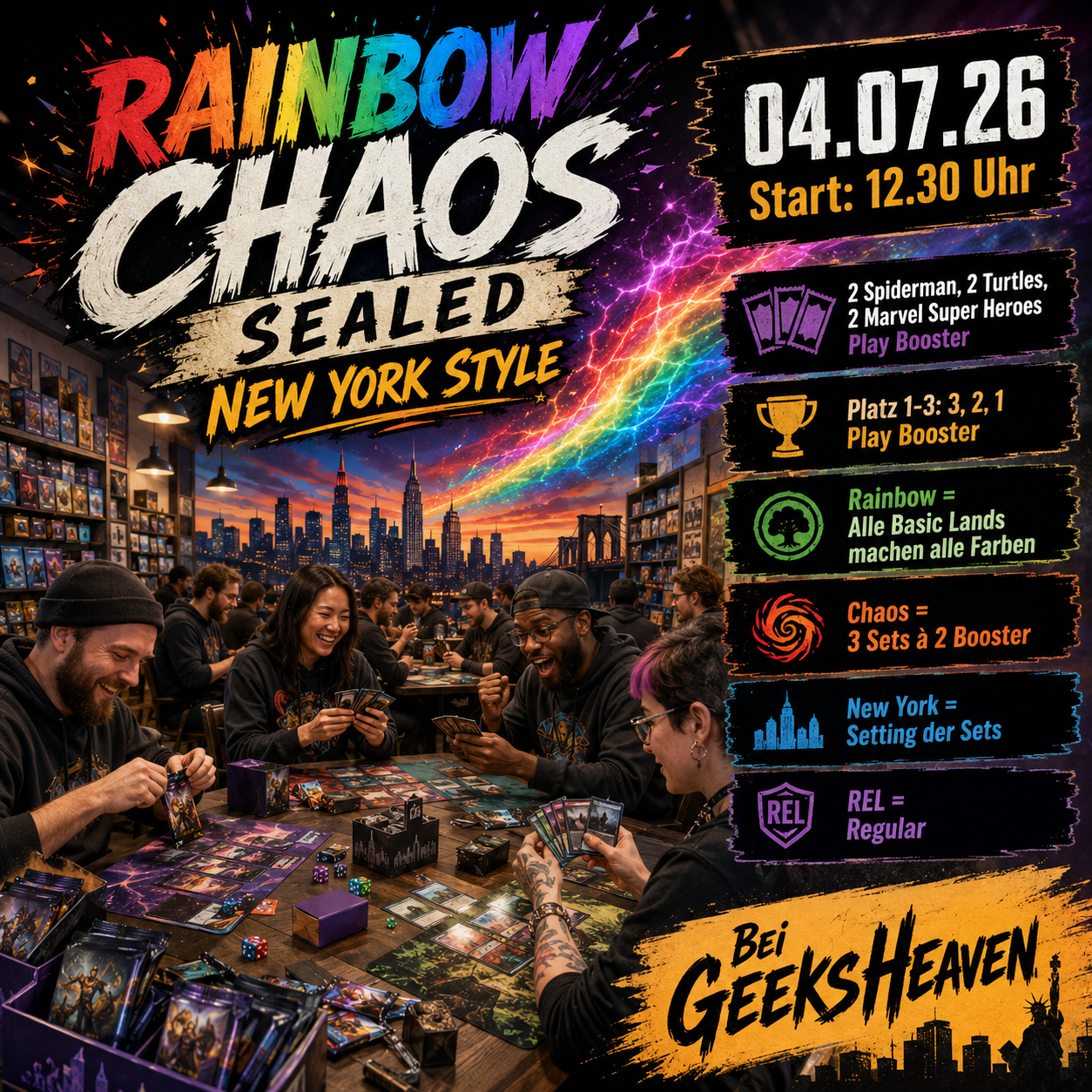 Magic the Gathering - Rainbow Chaos Sealed New York Style