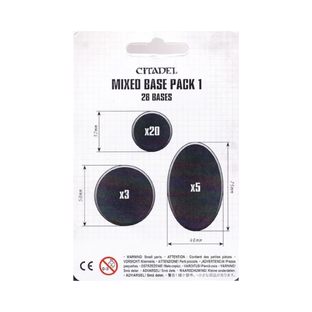 Citadel Mixed Base - Pack 1 (28 Bases)