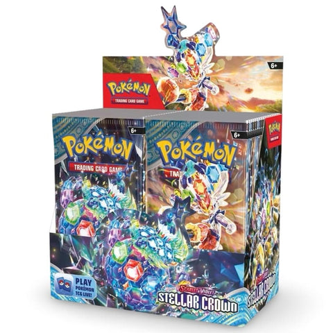 Pokemon Scarlet & Violet SV07 Stellar Crown Display 36 Booster (englisch)