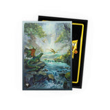 Dragon Shield Matte Dual Art Sleeves – MTG Landfall Series – Misty Rainforest (100 Sleeves, Standardgröße)