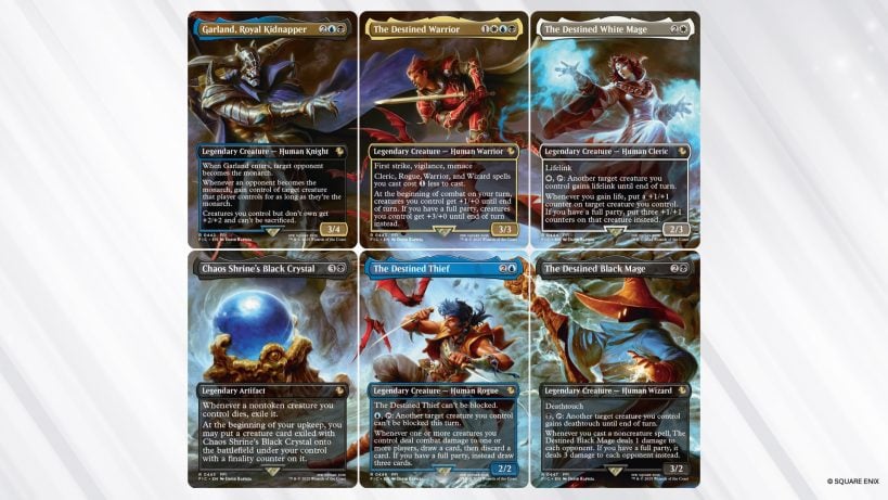 Magic the Gathering - Final Fantasy Scene Box - Garland at the Chaos Shrine (englisch)