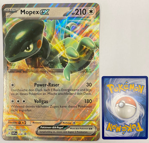 Pokemon Blackstar Promo Mopex EX XXL SVPDE018 Deutsch