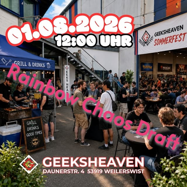 Magic the Gathering - Sommerfest Rainbow Chaos Draft - 01.08.2026 12:30 Uhr im Geeksheaven