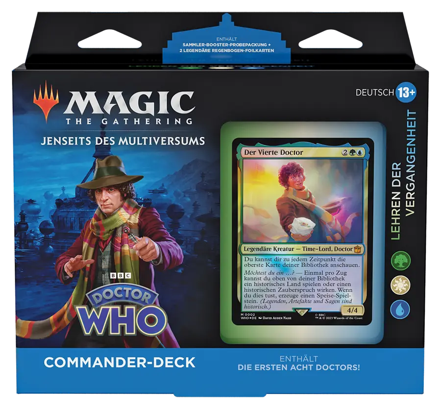 Magic the Gathering – Doctor Who Lehren der Vergangenheit Commander Deck (Deutsch)