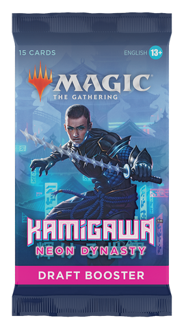 Magic The Gathering – Kamigawa: Neon Dynasty Draft Booster (englisch, Einzelbooster)