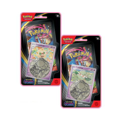 Pokemon – Phantasmal Flames ME02 Expansion Checklane Blister - Cottonee/Whimsicott (Englisch)