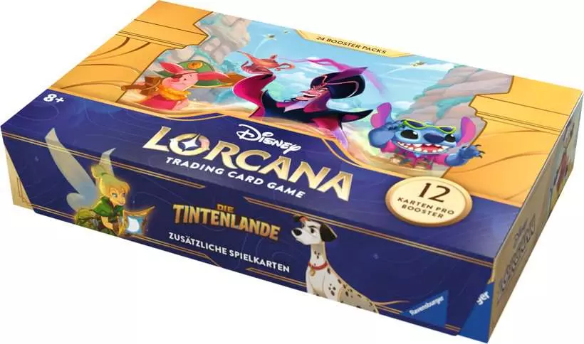 Disney Lorcana – Die Tintenlande Display (24 Booster, deutsch)