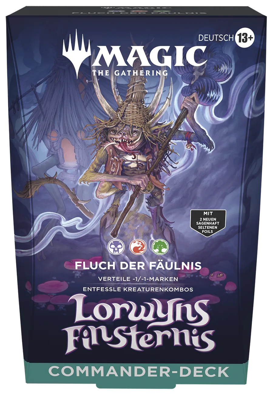 Magic the Gathering Lorwyns Finsternis Commander Deck – Fluch der Fäulnis (Deutsch)