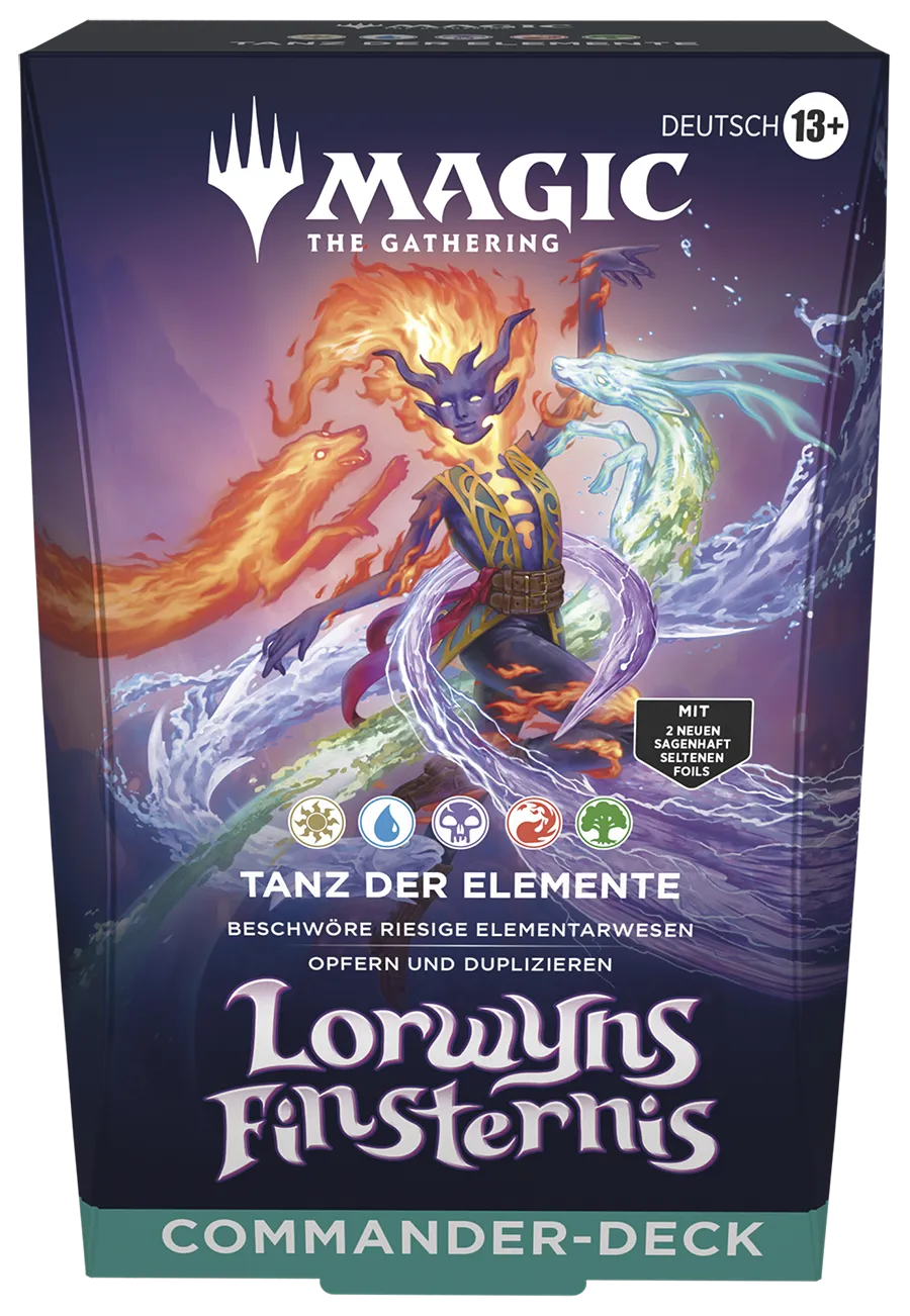 Magic the Gathering Lorwyns Finsternis Commander Deck – Tanz der Elemente (Deutsch)