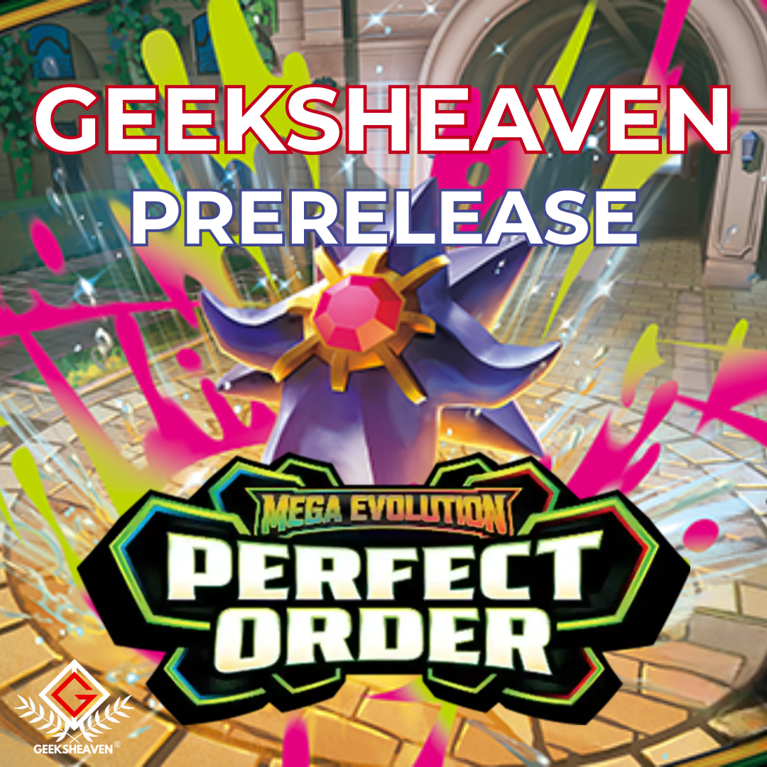 Prerelease Pokemon ME03 Perfect Order (EN) – 14.03.2026 im Geeksheaven