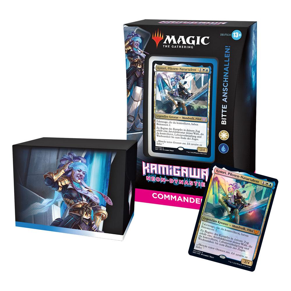 Magic the Gathering Kamigawa: Neon-Dynastie Commander Deck – Bitte anschnallen (deutsch) Differenzbesteuerung gemäß § 25a UStG