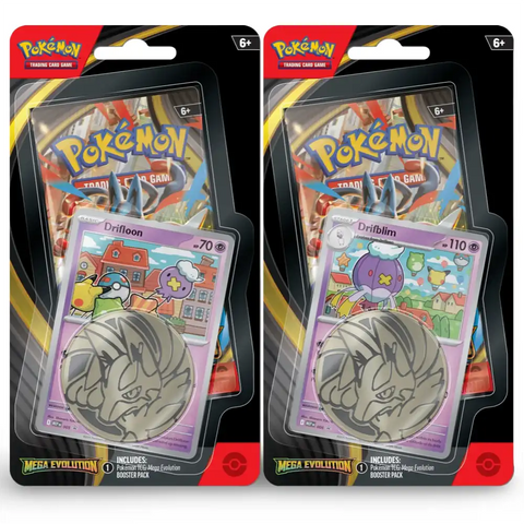 Pokemon – Mega Evolution ME01 Premium Checklane Blister - Drifloon/Drifblim (Englisch)