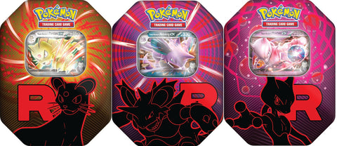Pokemon TCG Team Rocket ex Tin – Mewtwo ex / Nidoking ex / Persian ex (englisch)