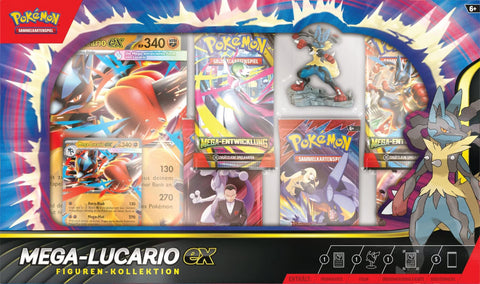 Pokemon Mega Entwicklung Mega-Lucario-ex Figuren-Kollektion (Deutsch)