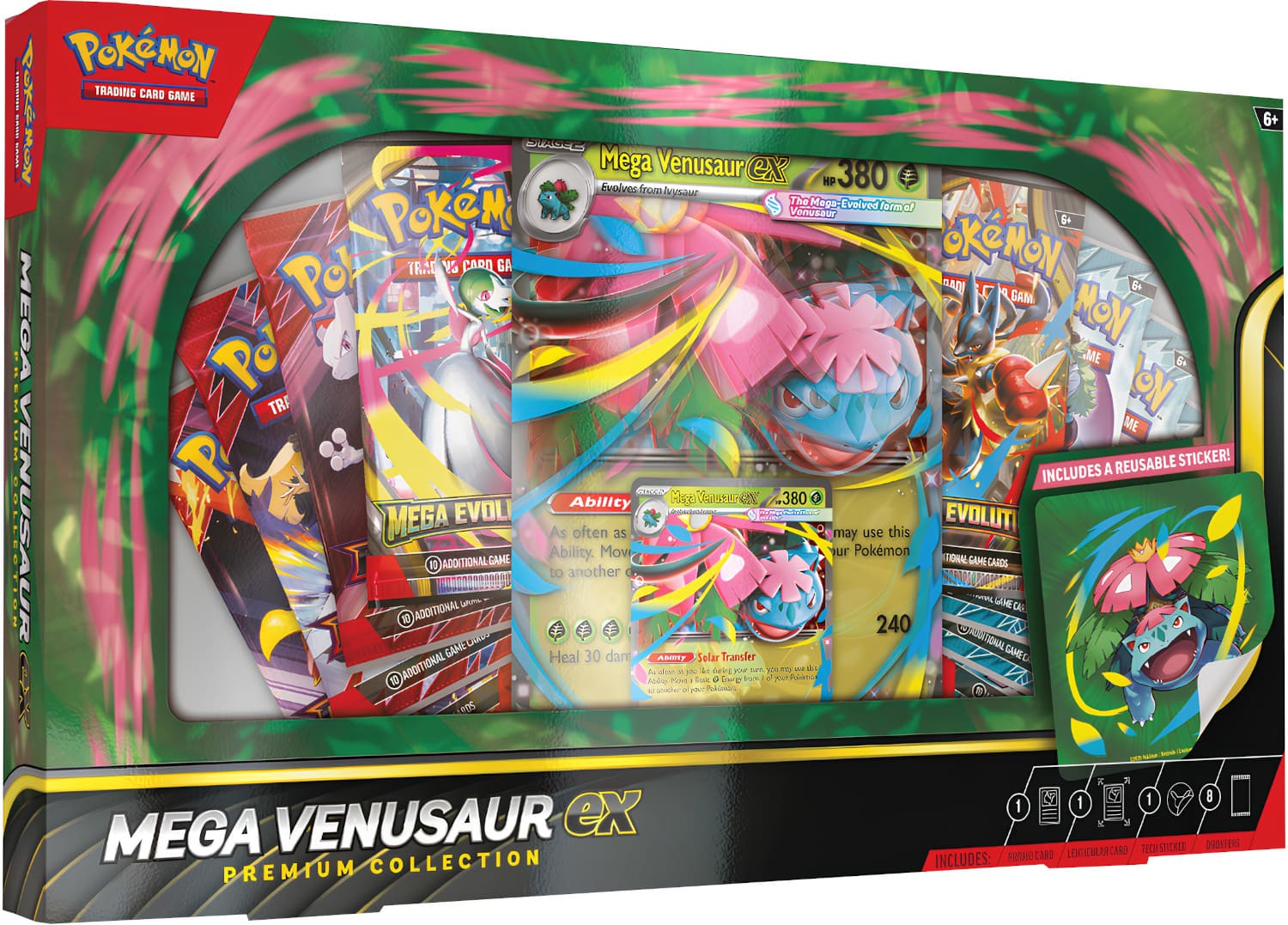 Pokemon Mega Evolution - Mega Venusaur ex Premium-Collection (Englisch)