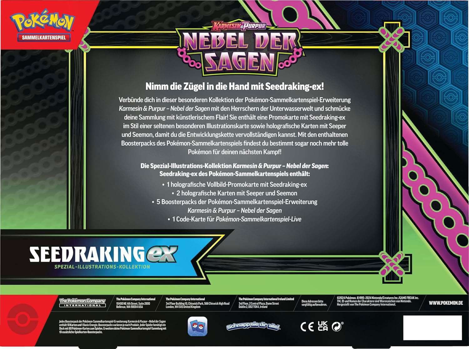 Pokemon – Seedraking EX Spezial-Illustrations-Kollektion (Deutsch)