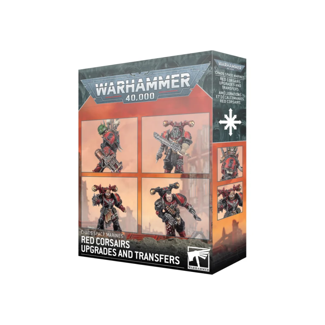 Warhammer 40k Chaos Space Marines - Upgrades & Abziehbilder der Roten Korsaren *Vorbestellung