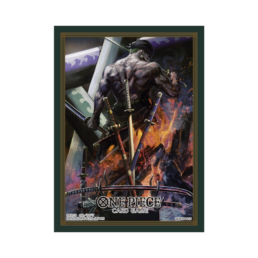 Bandai Namco - One Piece Card Game Sleeves (70 Stück) - Rorona Zoro