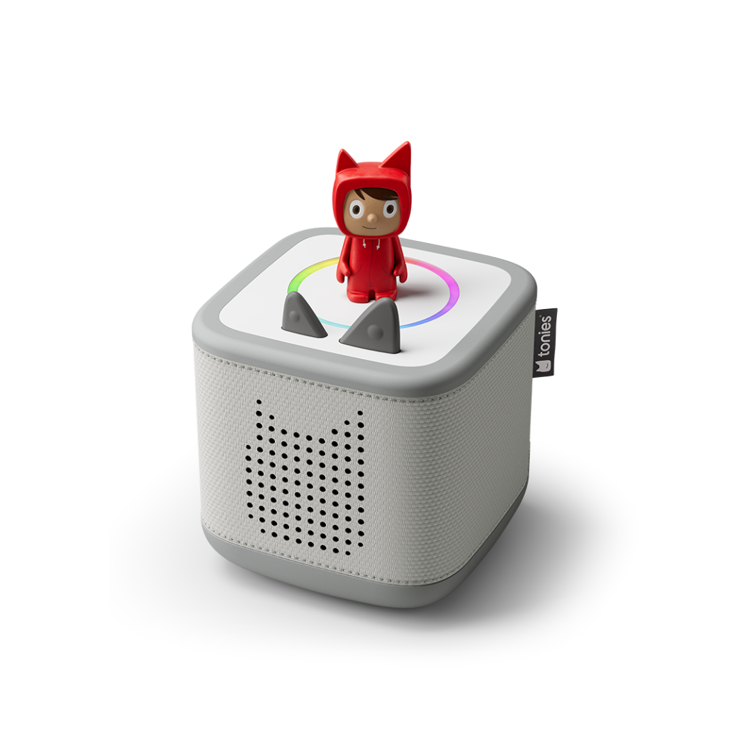 Toniebox 2 Starter Set - Mondgrau - Kreativ-Tonie Rot