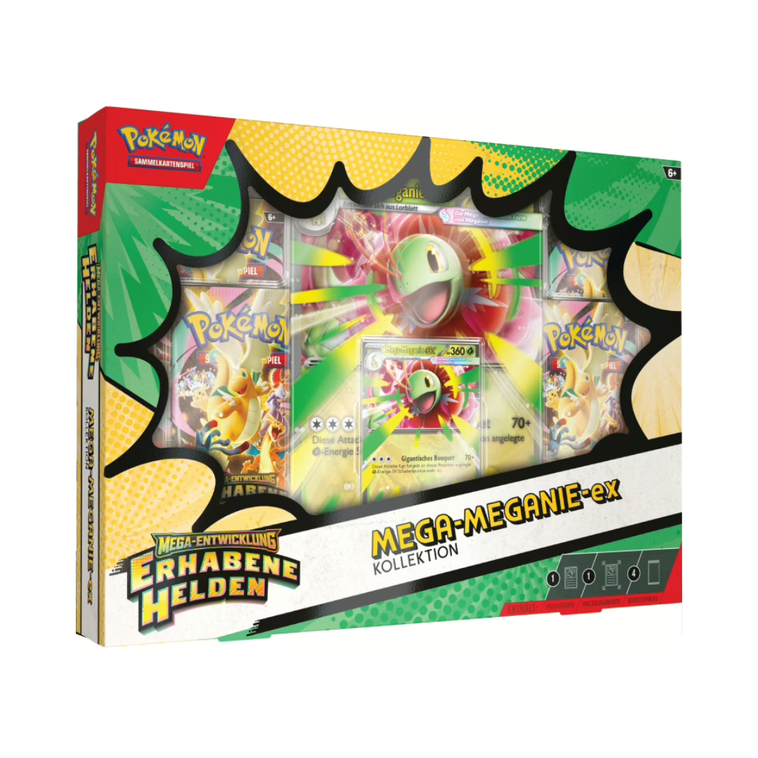 Pokemon Me2.5 Mega Entwicklung Erhabene Helden – Mega Meganie ex Kollektion (deutsch) *Vorbestellung