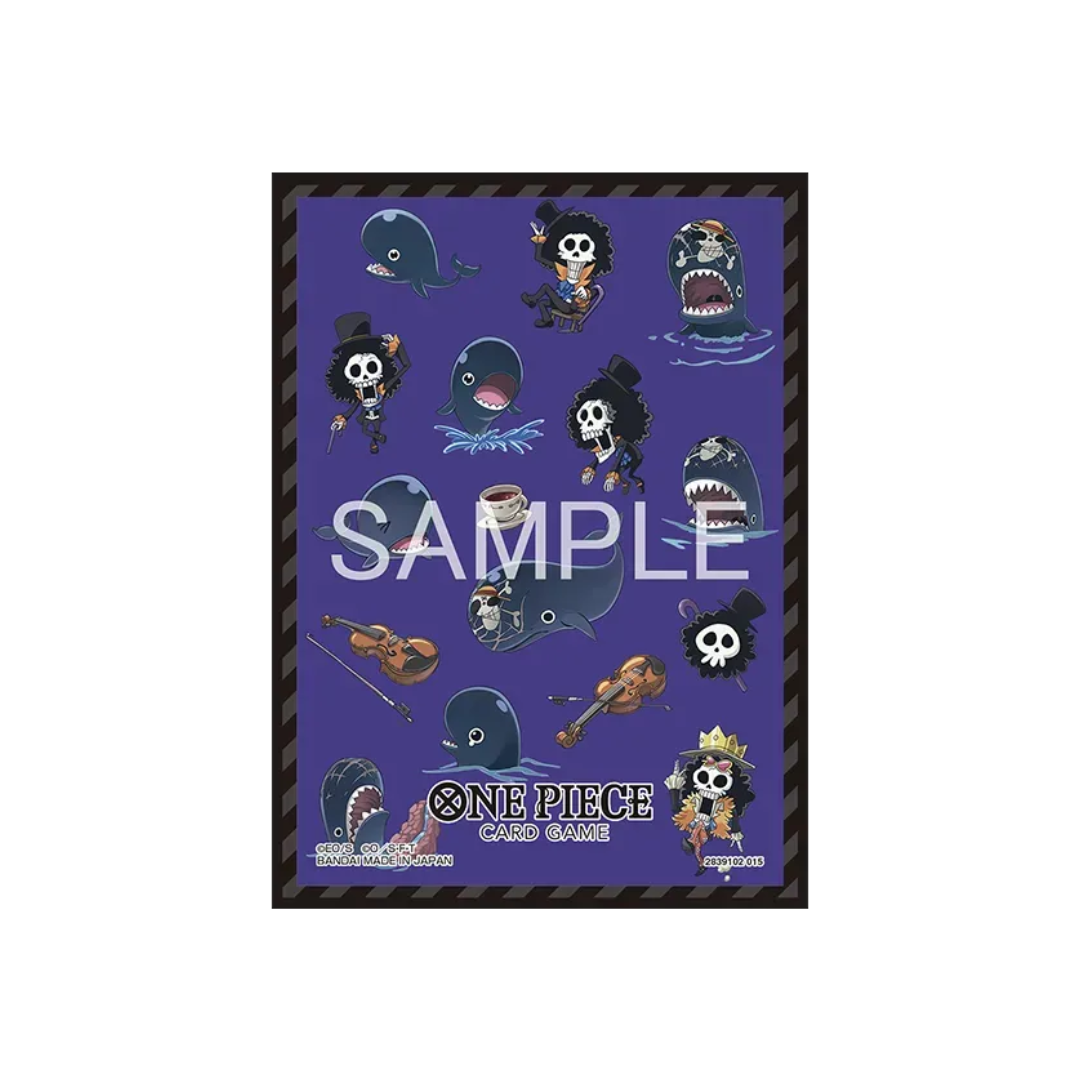 Bandai Namco - One Piece Card Game Sleeves (70 Stück) - Brook & Laboon