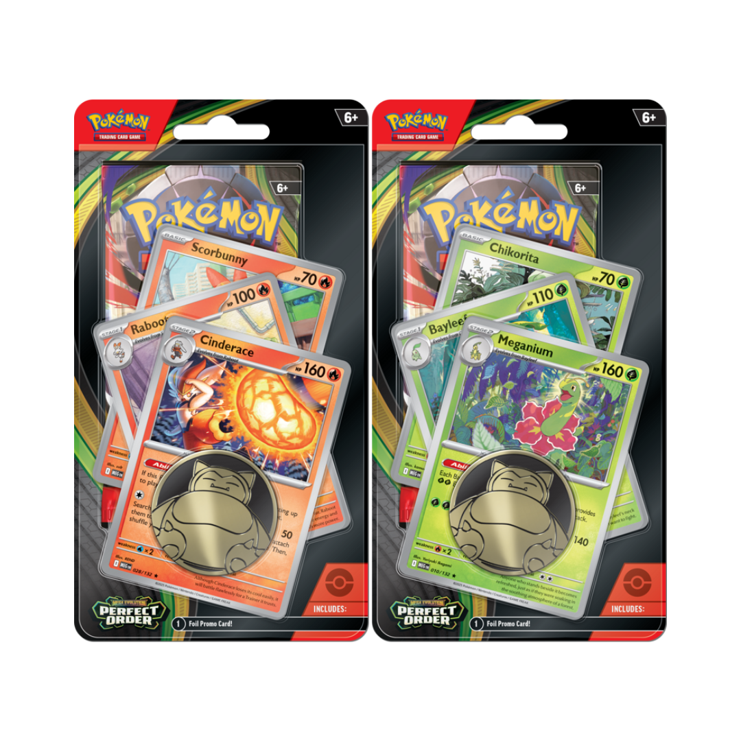 Pokemon ME03 Mega Evolution Perfect Order 3er Checklane Blister (englisch) *Vorbestllung