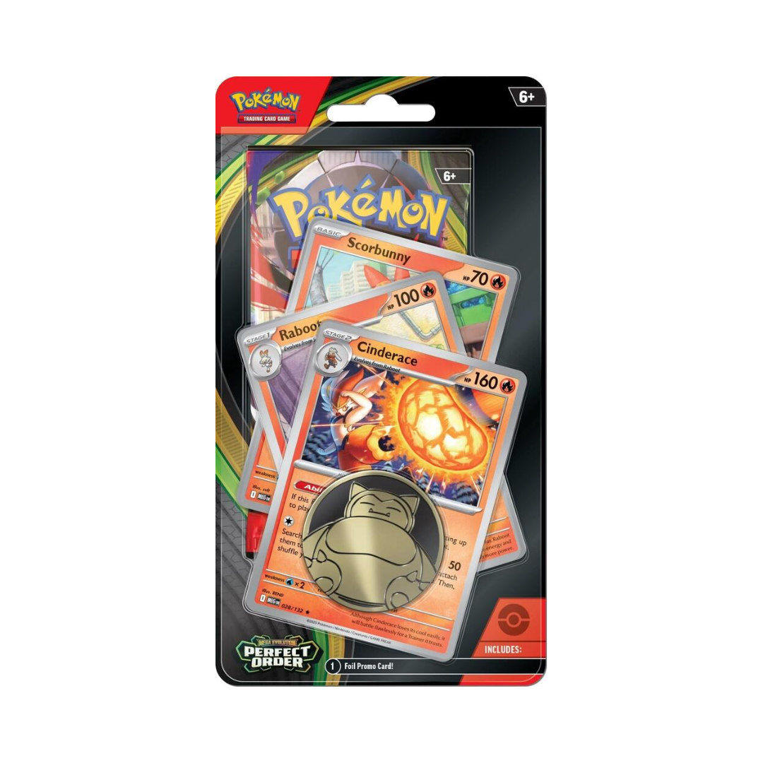 Pokemon ME03 Mega Evolution Perfect Order 3er Checklane Blister (englisch) *Vorbestllung
