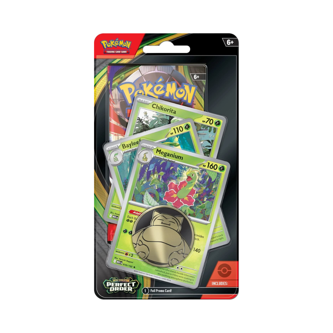 Pokemon ME03 Mega Evolution Perfect Order 3er Checklane Blister (englisch) *Vorbestllung