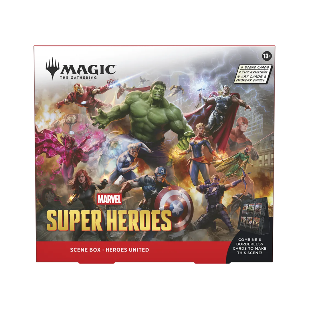 Magic the Gathering Marvel Super Heroes - Scene Box Heroes United (englisch) *Vorbestellung