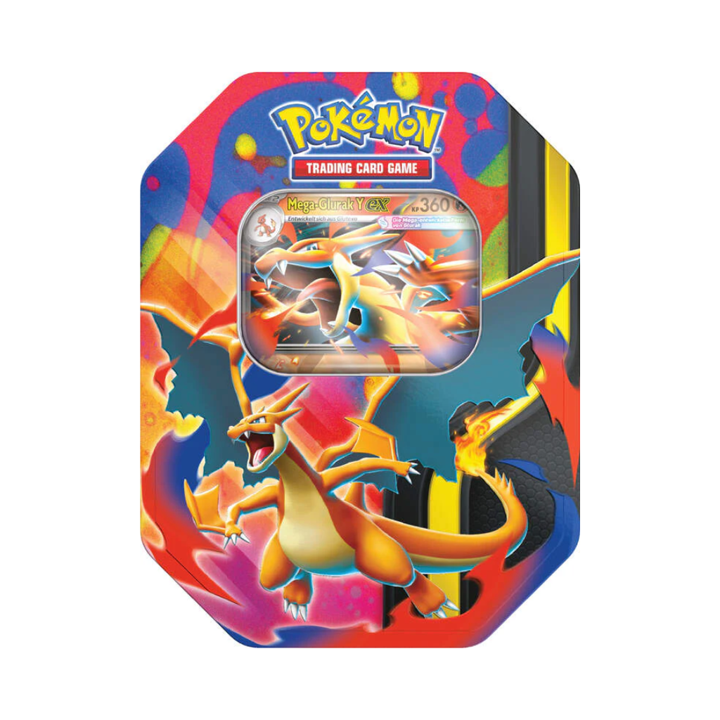 Pokemon Tin 127 Mega Charizard Y ex (Englisch)