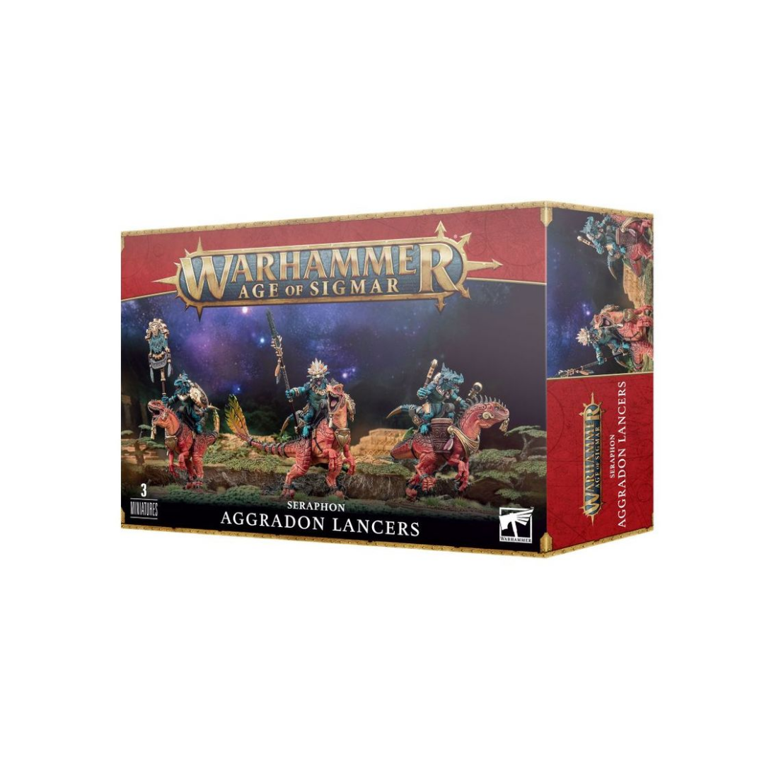 Warhammer Age of Sigmar Seraphon - Aggradon Lanzenreiter