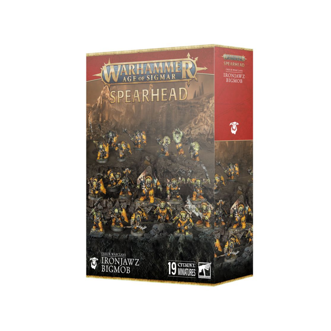 Warhammer Age of Sigmar Spearhead Orruk Warclans - Ironjawz Bigmob