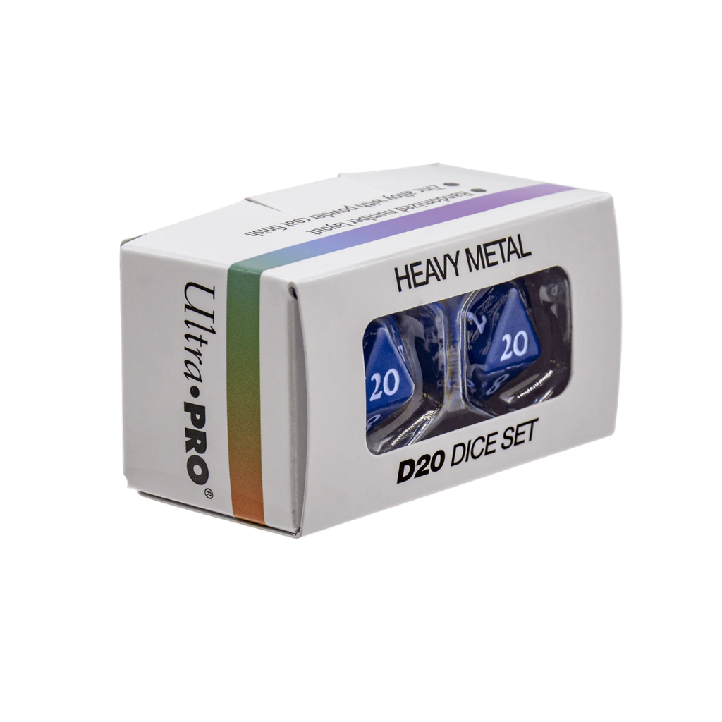 Ultra Pro Heavy Metal D20 Dice Set - Teal