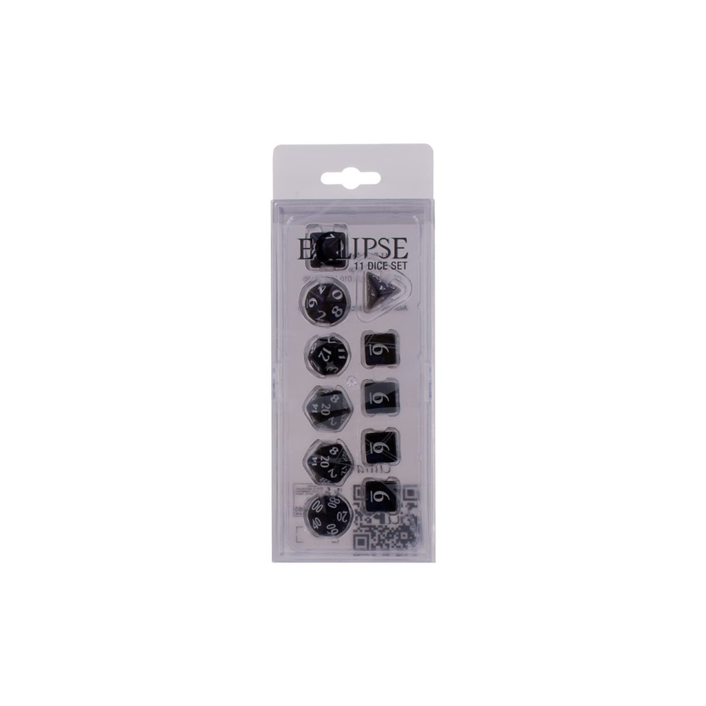 Ultra Pro - Eclipse 11 Dice Set - Jet Black