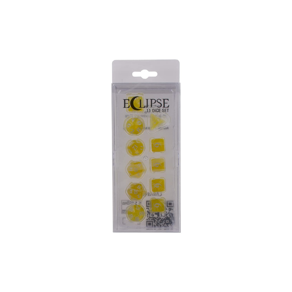 Ultra Pro - Eclipse 11 Dice Set - Lemon Yellow