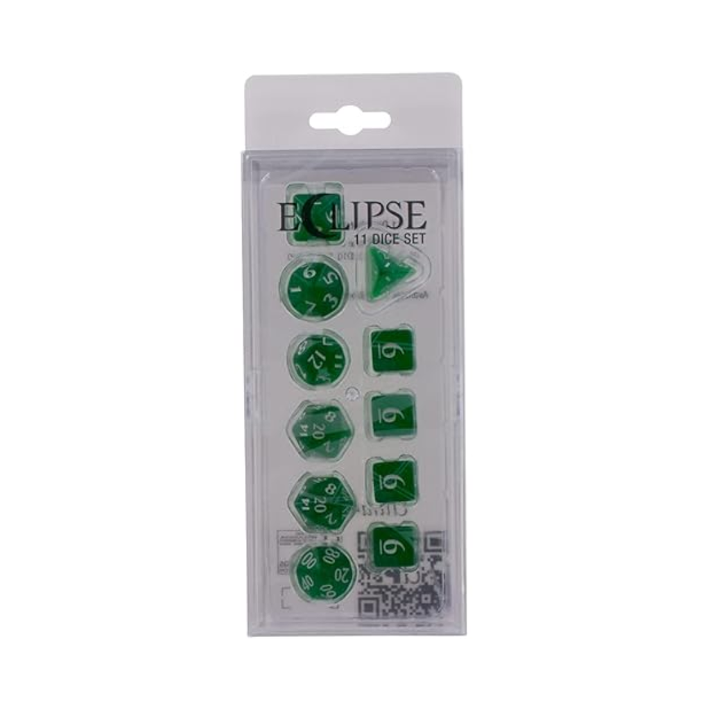 Ultra Pro - Eclipse 11 Dice Set - Forest Green