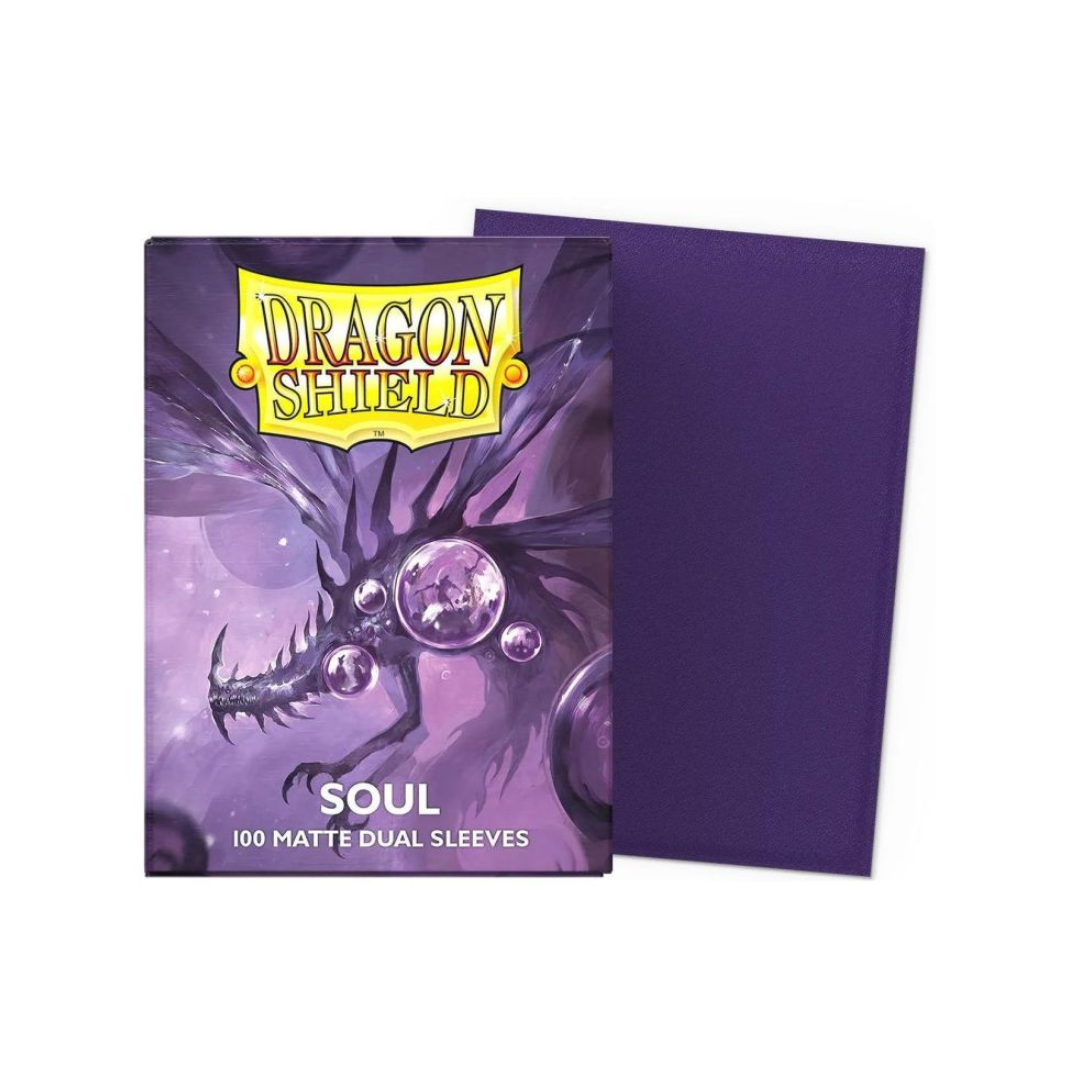 Dragon Shield - 100 Standard Size Matte Dual Card Sleeves - Soul