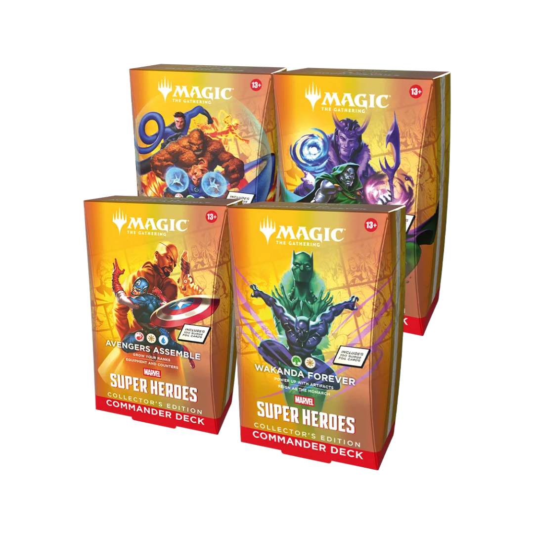 Magic the Gathering Marvel Super Heroes - Collector Commander Decks (englisch) *Vorbestellung