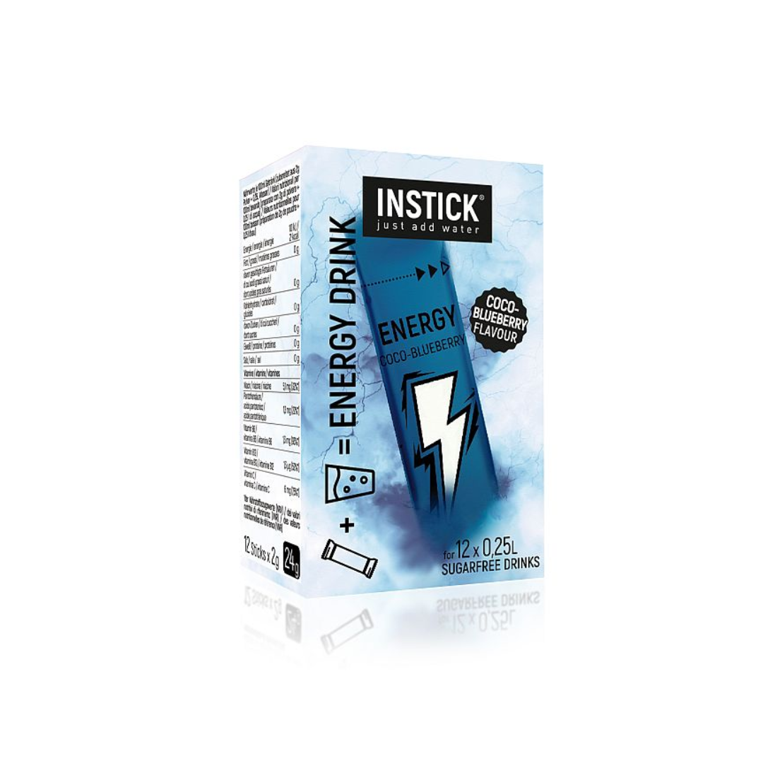 Instick Energy S Pack - Coco-Blueberry (12 Sticks)